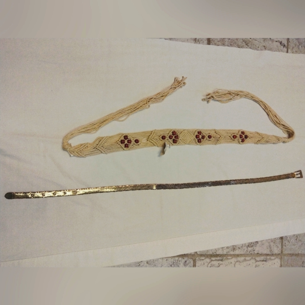 2 Vintage belts